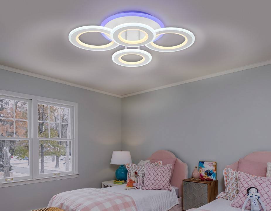 Потолочная светодиодная люстра Ambrella light FA FA8801 123 Вт FA8801