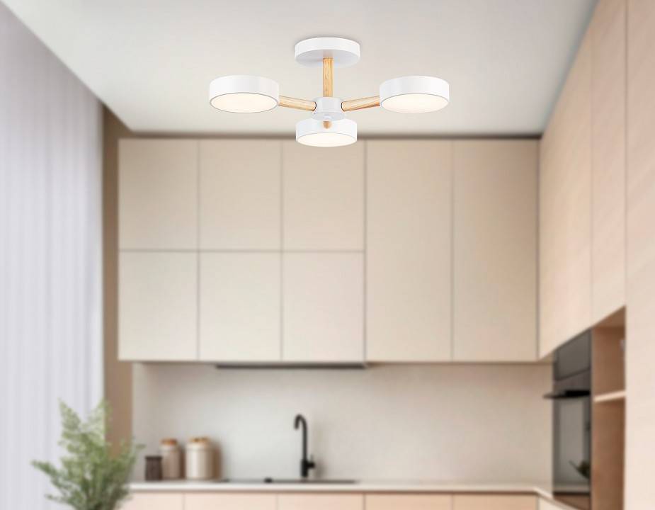 Люстра на штанге Ambrella light Fusion 1 лампа FL4821