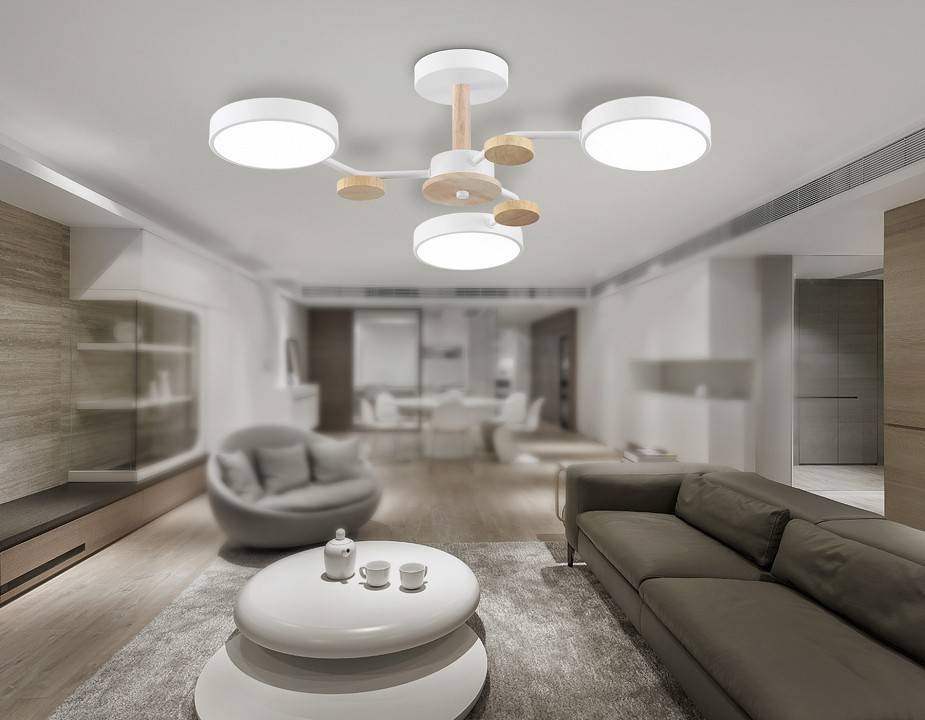 Люстра на штанге Ambrella light Fusion 5 ламп FL4855