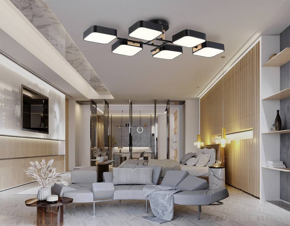 Потолочная светодиодная люстра Ambrella light FL FL4887 108 Вт FL4887