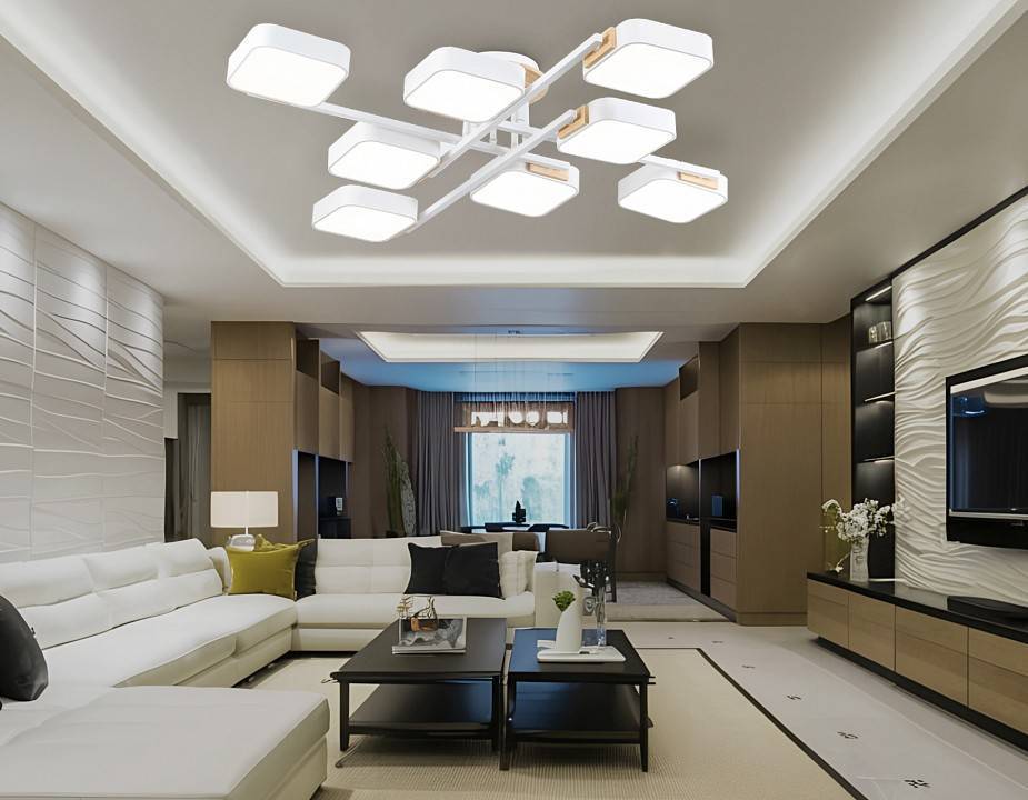 Светодиодная потолочная люстра Ambrella light FL FL4888 72 Вт FL4888