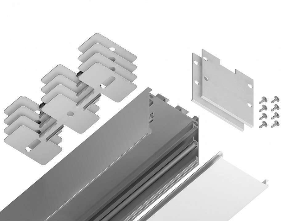 Профиль для светодиодной ленты Ambrella Light Profile System GP GP2550AL накладной GP2550AL