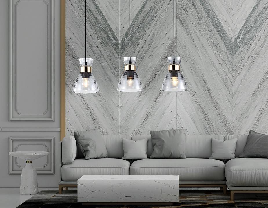 Подвесной светильник Ambrella light TR TR3407 светодиодный 10 Вт черный TR3407