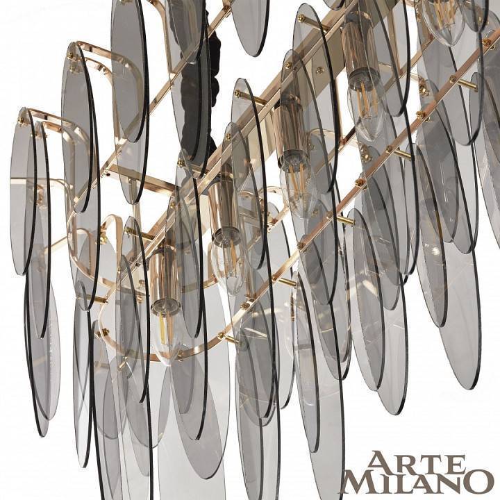 Подвесная люстра Arte Milano AM-7753B 6 ламп 0853B.L900.W350.H510.E14.6 G