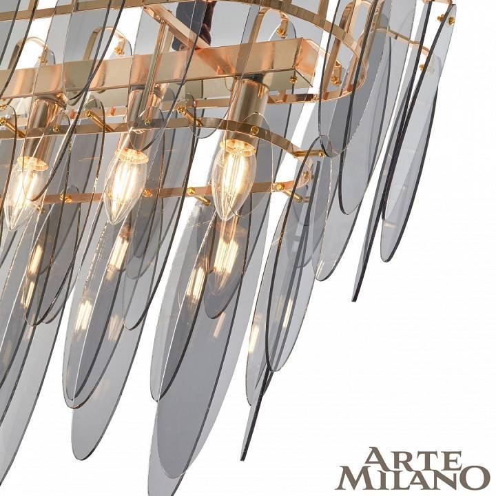 Подвесная люстра Arte Milano AM-7753B 6 ламп 0853B.L900.W350.H510.E14.6 G