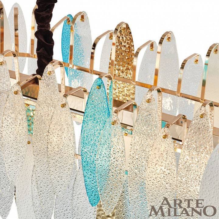 Подвесная люстра Arte Milano AM-7753B 6 ламп 0863B.L900.W350.H510.E14.6G