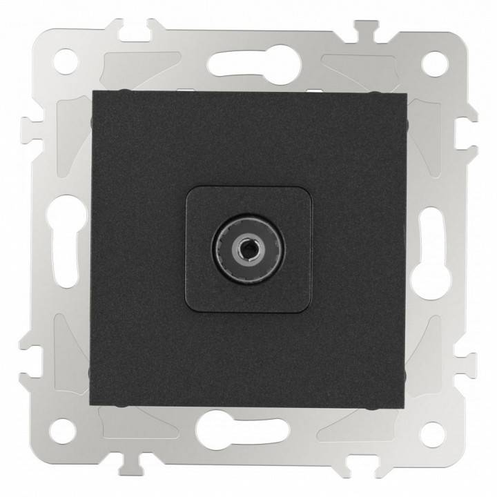 ТВ-розетка без рамки Arte Milano am-203 203.43-1.black