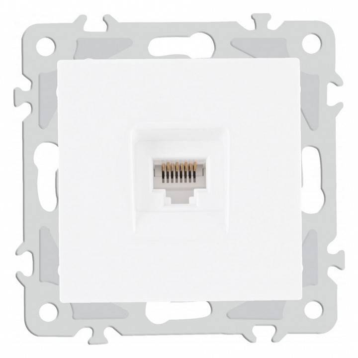 Розетка Ethernet RJ-45 без рамки Arte Milano am-206 206.45-1.white