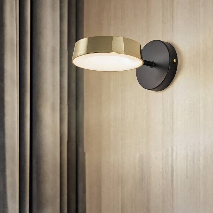 Бра Arte Milano Ferrara-71079 271079/1B BK/GD