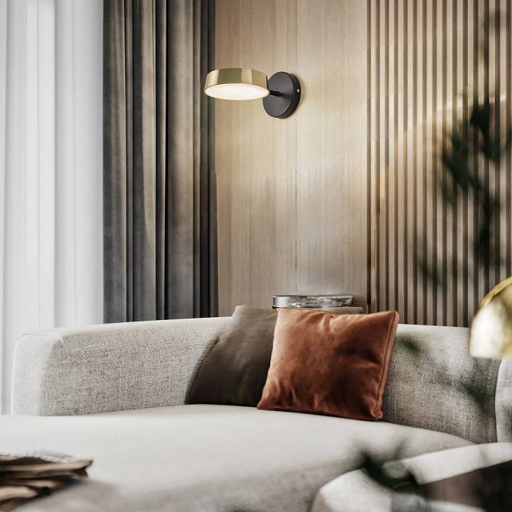 Бра Arte Milano Ferrara-71079 271079/1B BK/GD