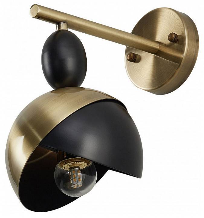 Бра Arte Milano Neapolis 71307 1 лампа 271307/1B BK/GD