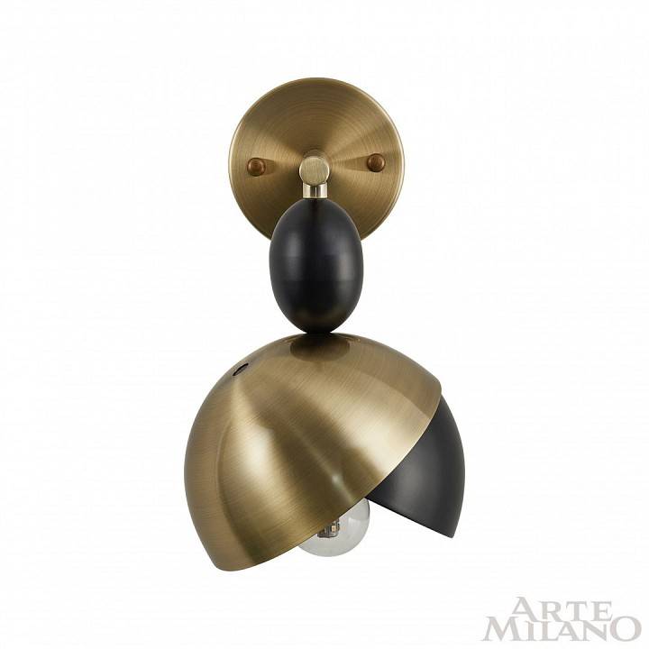 Бра Arte Milano Neapolis 71307 1 лампа 271307/1B BK/GD