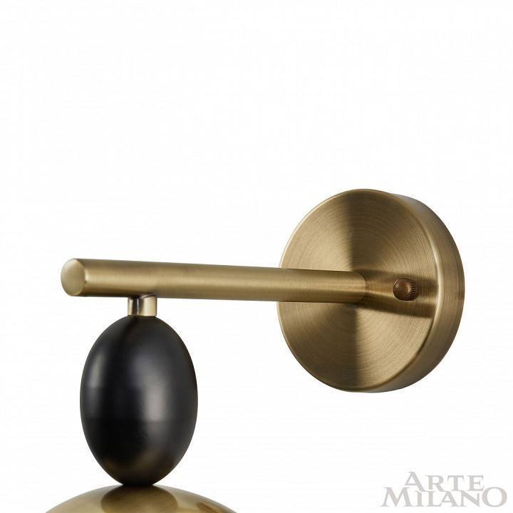 Бра Arte Milano Neapolis 71307 1 лампа 271307/1B BK/GD