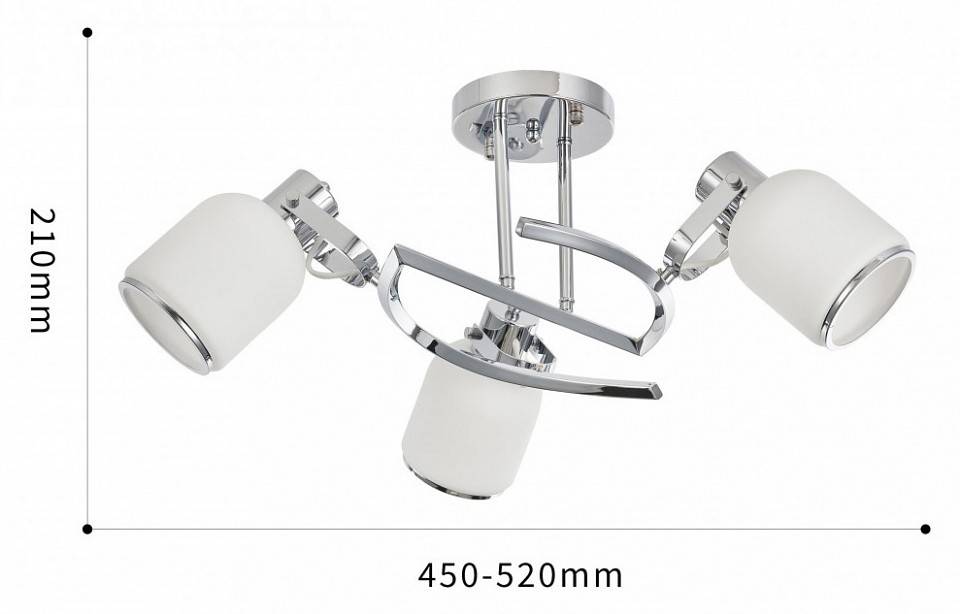 Потолочная люстра Arte Milano Neapolis 272007/3C Ni