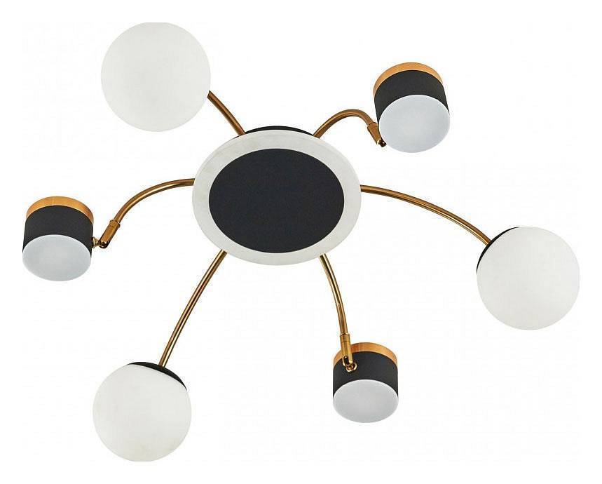 Потолочная люстра Arte Milano Ferrara 272040/6 BK/GD