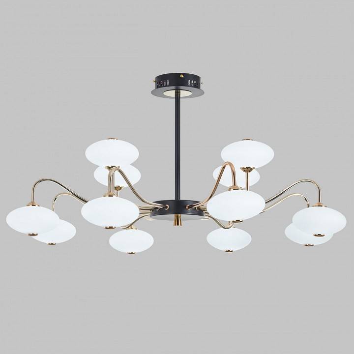 Люстра на штанге Arte Milano Neapolis 273908/12 BK/GD