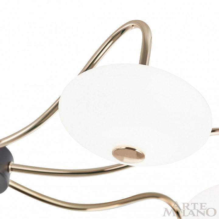 Люстра на штанге Arte Milano Neapolis 273908/12 BK/GD