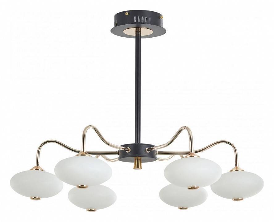 Люстра на штанге Arte Milano Neapolis-73908 273908/6 BK/GD