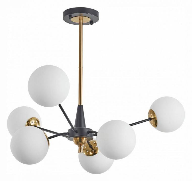 Люстра на штанге Arte Milano Neapolis 279808/6 BK/GD