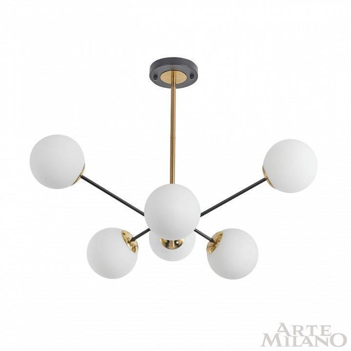 Люстра на штанге Arte Milano Neapolis 279808/6 BK/GD