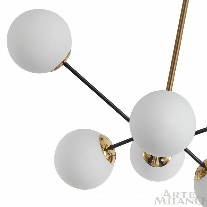 Люстра на штанге Arte Milano Neapolis 279808/6 BK/GD