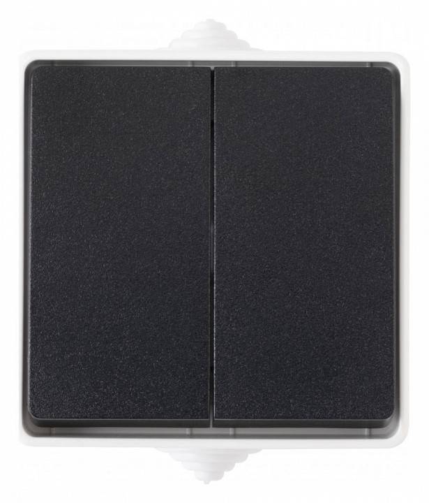 Выключатель проходной двухклавишный Arte Milano 309 309.32-2.grey