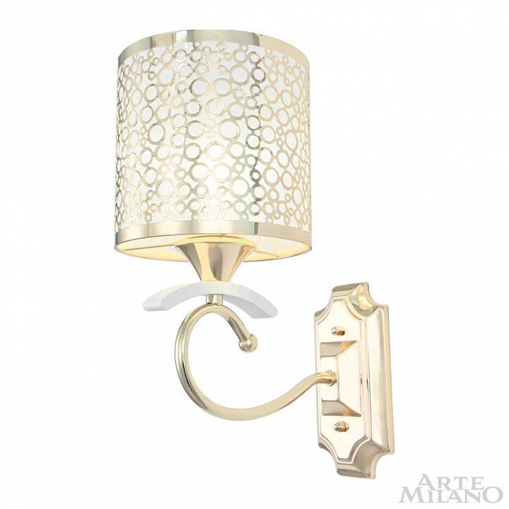 Бра Arte Milano Florentia-9787 309787/1W Wh/Gd