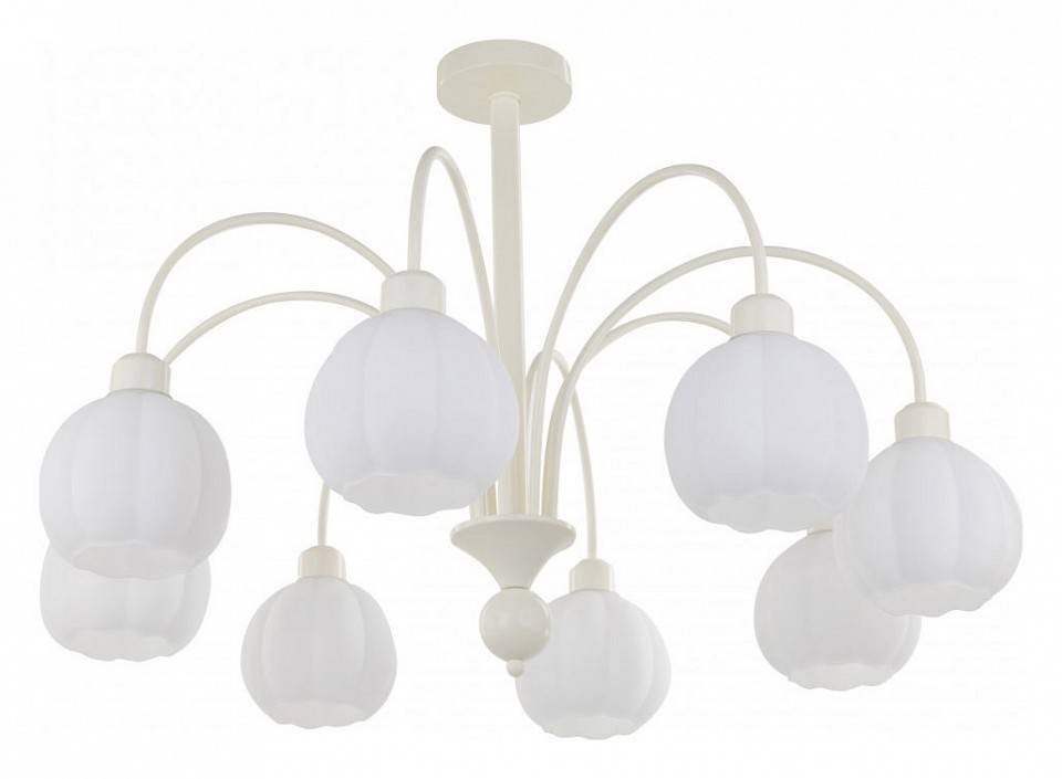 Люстра на штанге Arte Milano AM-Napoli 8 ламп D800 слоновая кость 315066/D800/8 IV