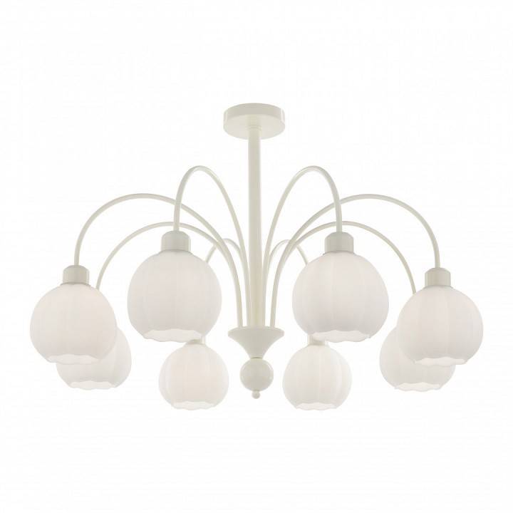 Люстра на штанге Arte Milano AM-Napoli 8 ламп D800 слоновая кость 315066/D800/8 IV