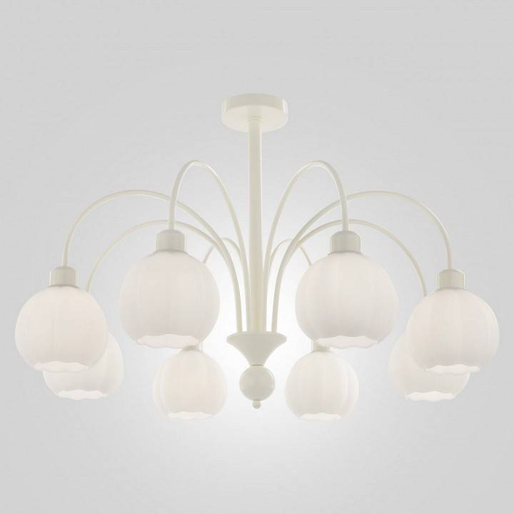 Люстра на штанге Arte Milano AM-Napoli 8 ламп D800 слоновая кость 315066/D800/8 IV