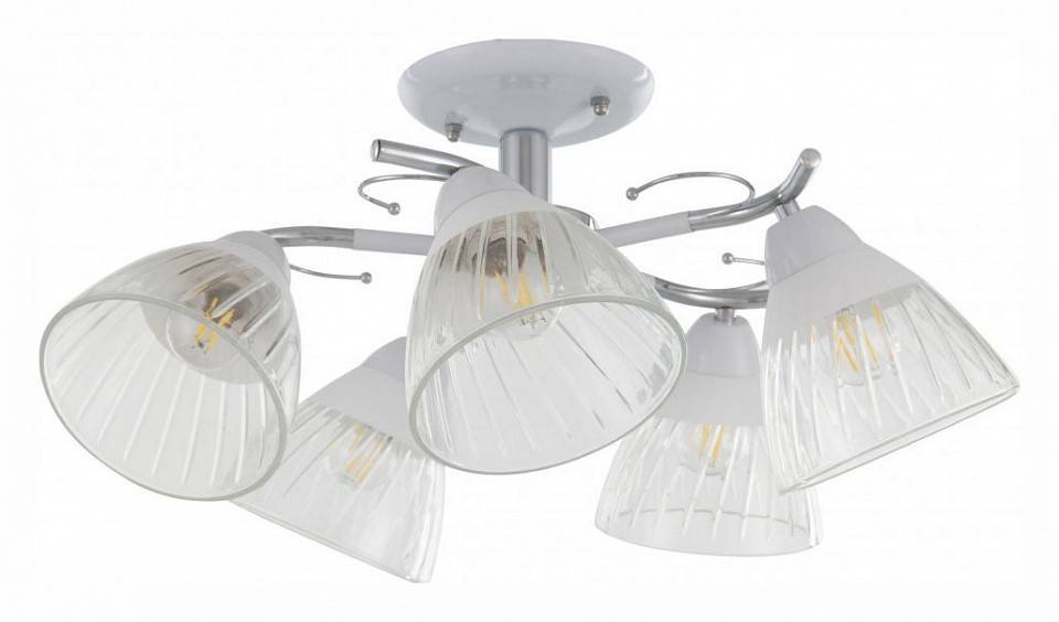 Люстра на штанге Arte Milano Napoli 5 ламп 320306/5 WT+CR