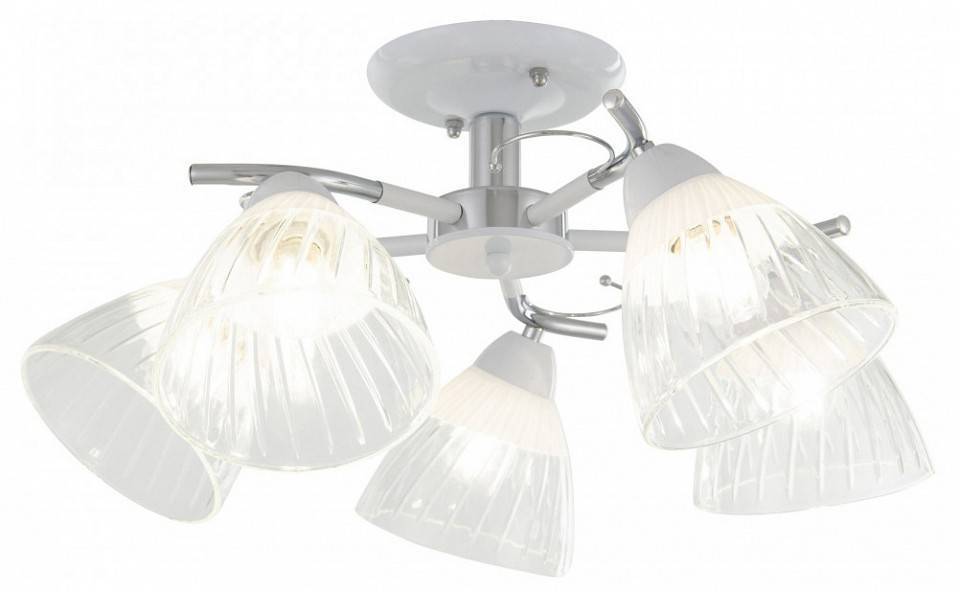 Люстра на штанге Arte Milano Napoli 5 ламп 320306/5 WT+CR