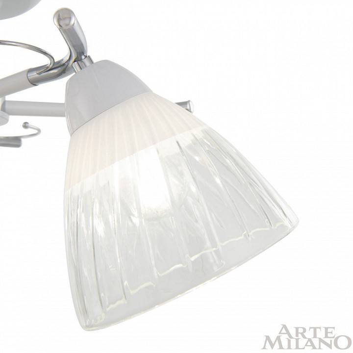 Люстра на штанге Arte Milano Napoli 5 ламп 320306/5 WT+CR