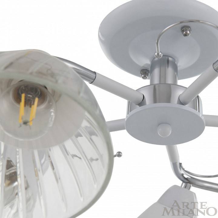 Люстра на штанге Arte Milano Napoli 5 ламп 320306/5 WT+CR