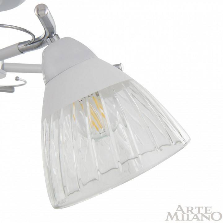 Люстра на штанге Arte Milano Napoli 5 ламп 320306/5 WT+CR