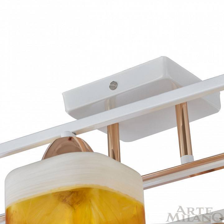 Потолочная люстра Arte Milano AMALFI 4 лампы 322008/4 WH+FG