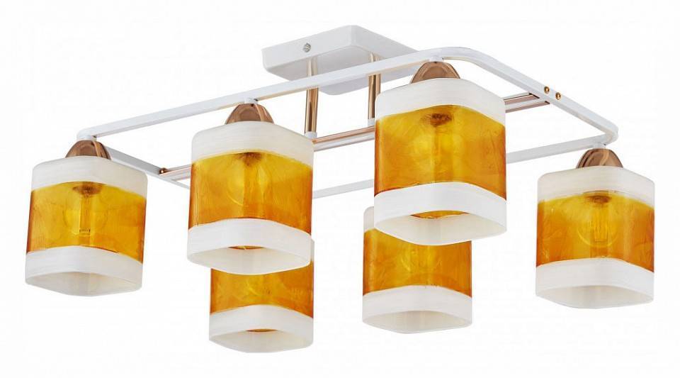 Потолочная люстра Arte Milano AMALFI 6 ламп 322008/6 WH+FG
