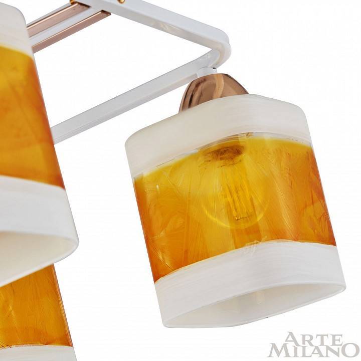 Потолочная люстра Arte Milano AMALFI 6 ламп 322008/6 WH+FG