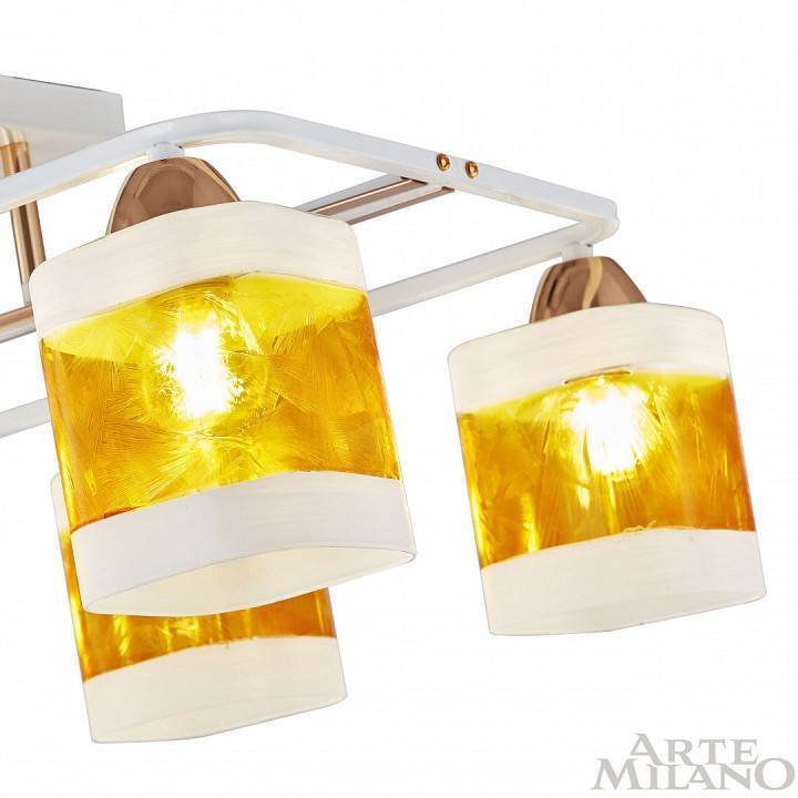 Потолочная люстра Arte Milano AMALFI 6 ламп 322008/6 WH+FG
