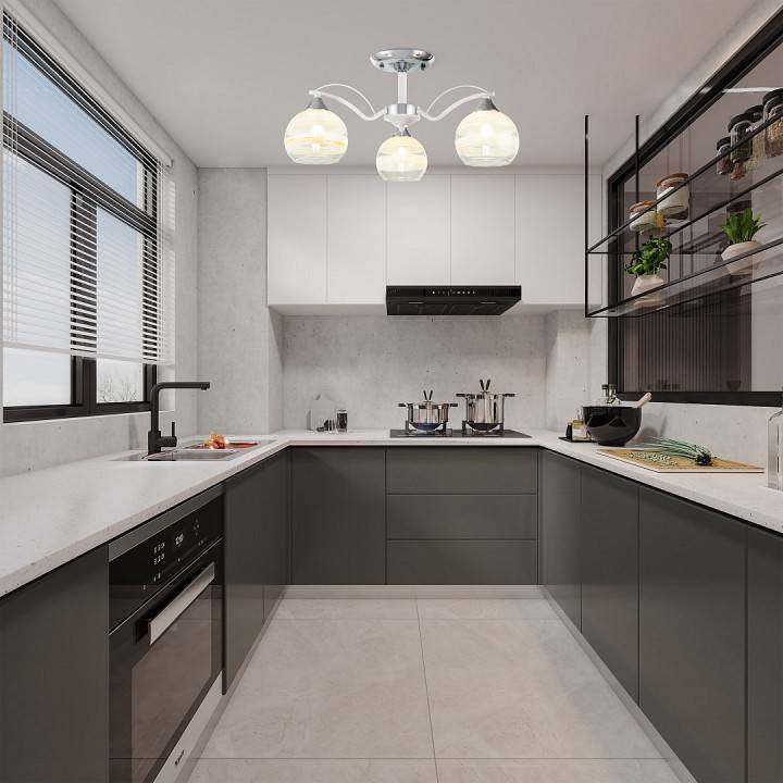 Люстра на штанге Arte Milano Napoli 3 лампы 326503/3 CR+WH