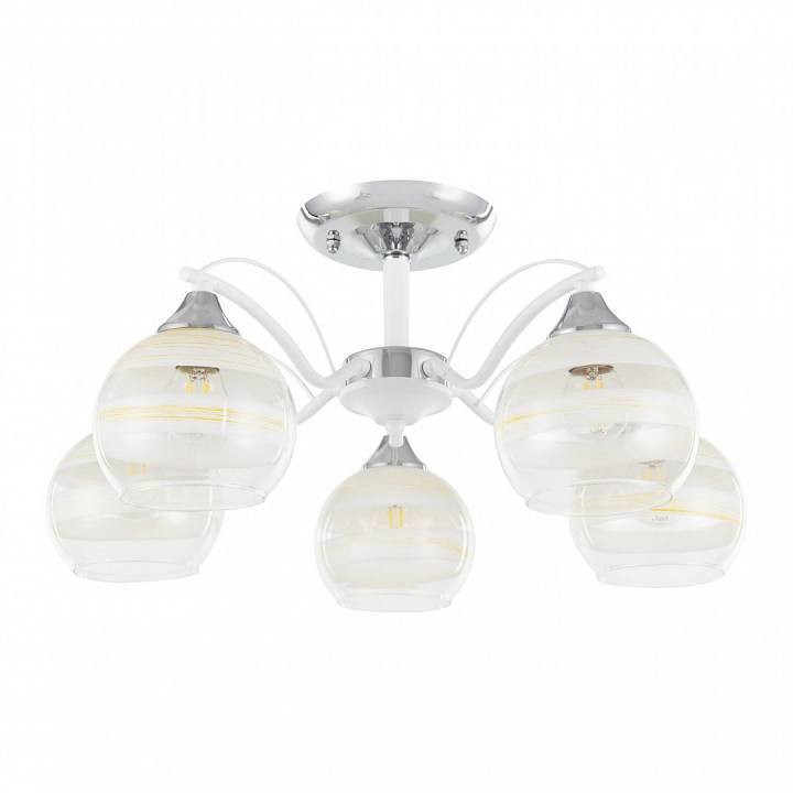 Люстра на штанге Arte Milano Napoli 5 ламп 326503/5 CR+WH