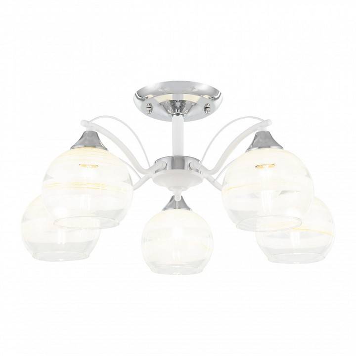 Люстра на штанге Arte Milano Napoli 5 ламп 326503/5 CR+WH