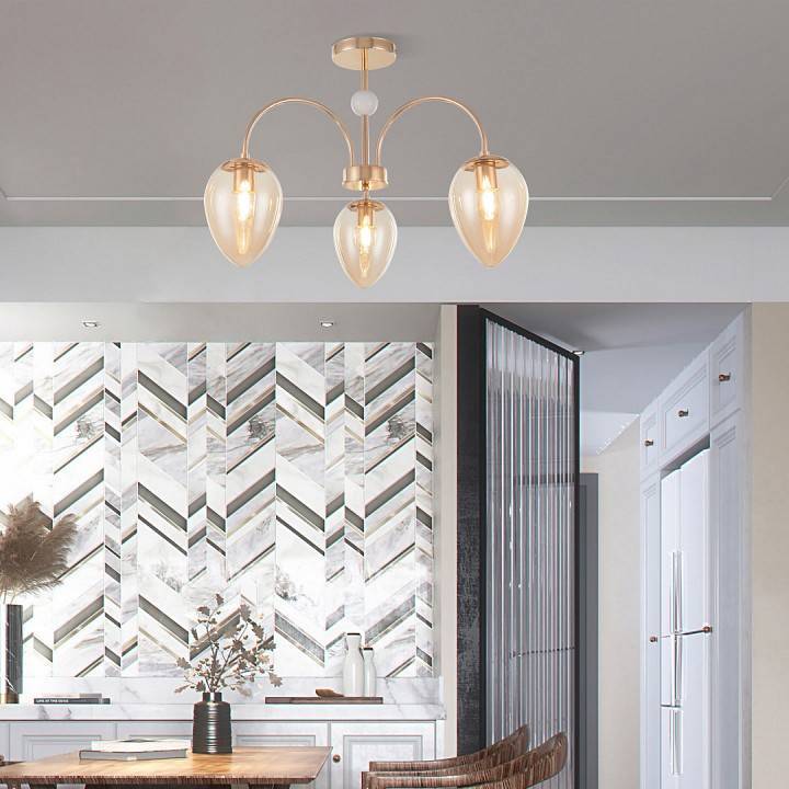 Люстра на штанге Arte Milano Napoli 327619/3 FG+WH