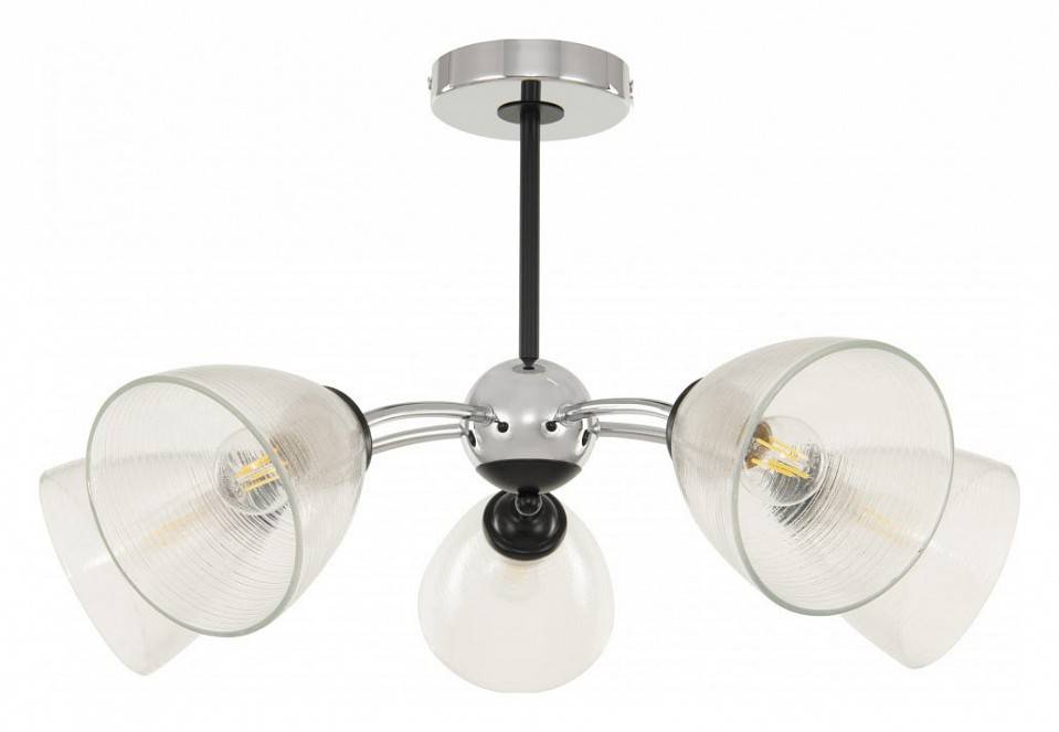 Люстра на штанге Arte Milano Napoli 329007/5 CR.BK