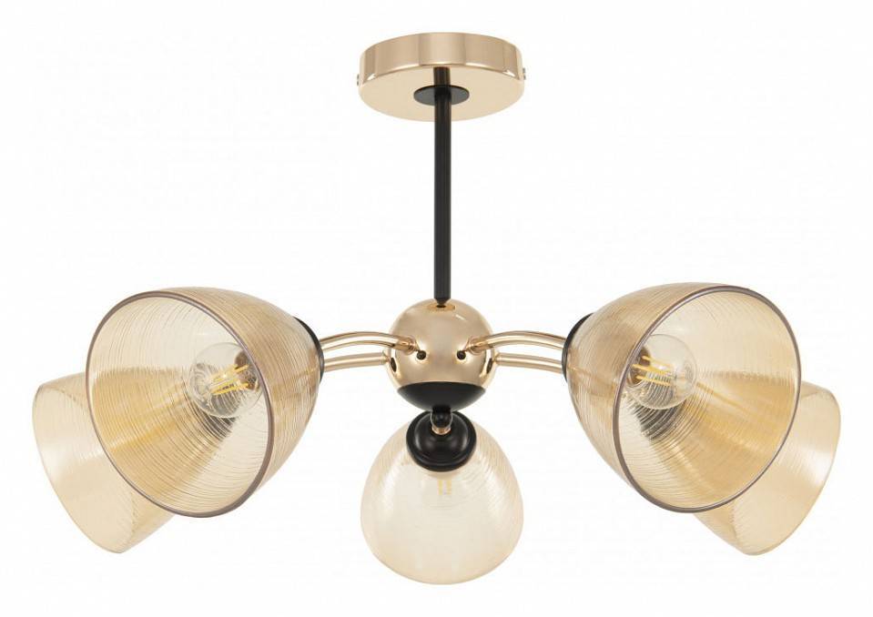 Люстра на штанге Arte Milano Napoli 329007/5 GD.BK