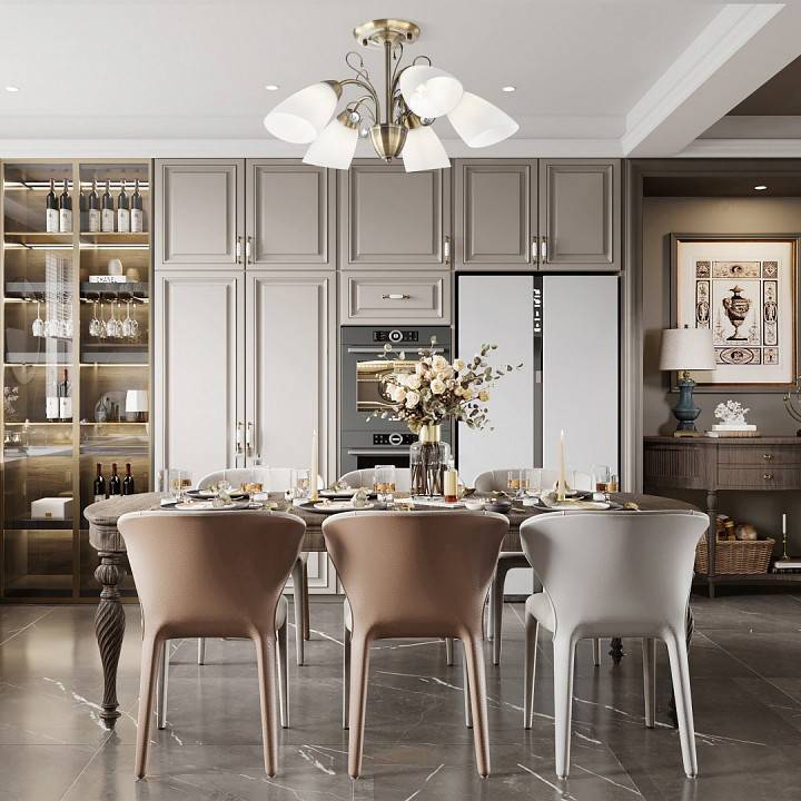 Люстра на штанге Arte Milano Napoli 337454/5 AB