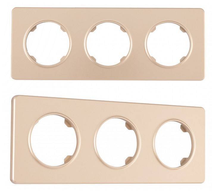 Рамка на 3 поста Arte Milano am-502.15 502.15-3.shampan