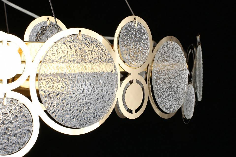 Подвесной светильник Aployt Veva хром 10 ламп APL.829.03.10