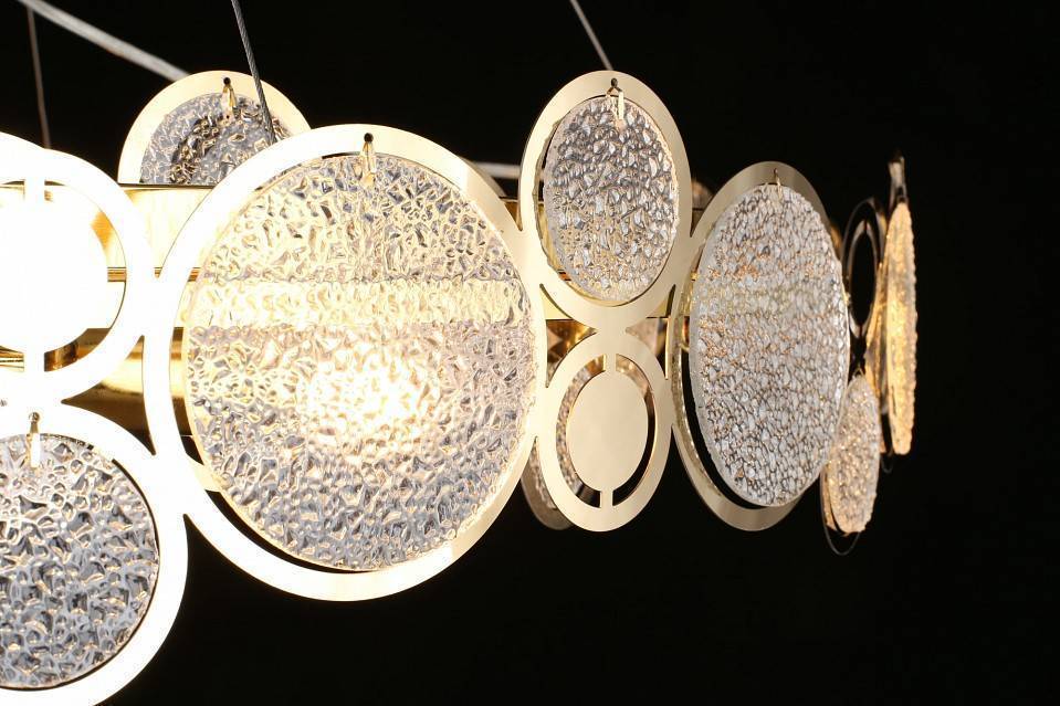 Подвесной светильник Aployt Veva хром 10 ламп APL.829.03.10