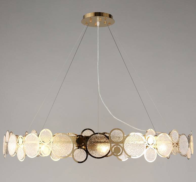 Подвесной светильник Aployt Veva хром 10 ламп APL.829.03.10